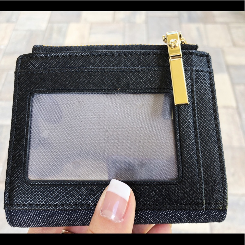 Kate Spade Adalyn Embellished Denim Wallet - Picture 4 of 7